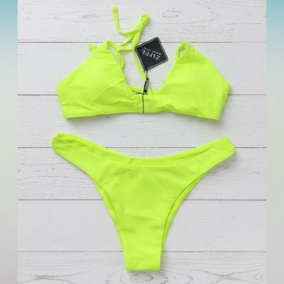 Zaful Other - Zaful electric yellow bikini